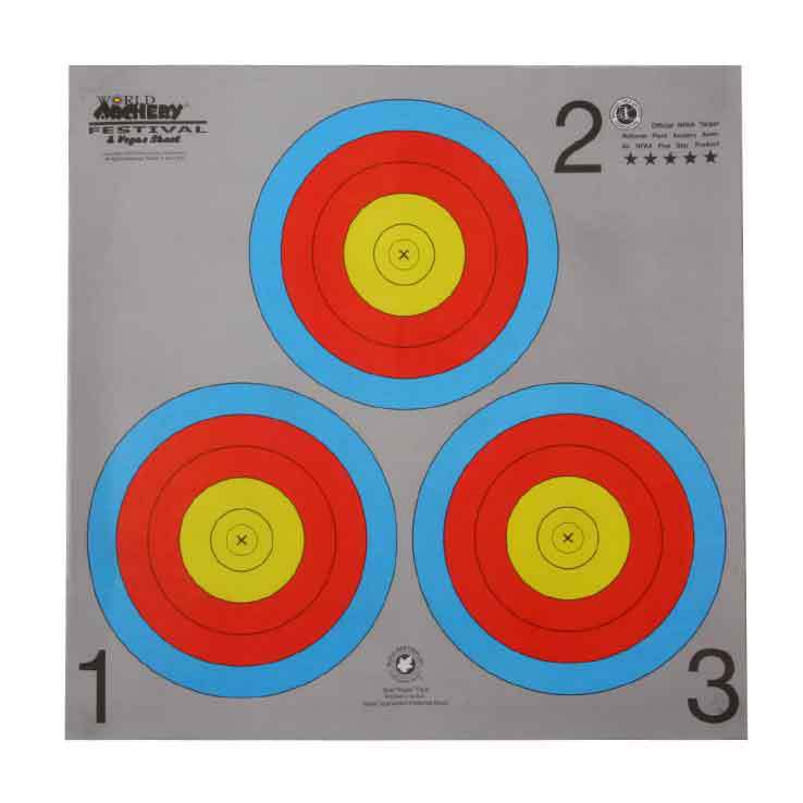 Western Recreation Double Sided Vegas Paper Archery Targets Western Recreation Double Sided Vegas Paper Archery Targets