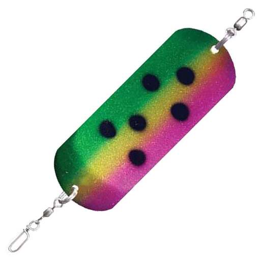 Double X Tackle Vance's Dodger - Gold/Silver Fish Scale 4/0 - Rainbow Plastics