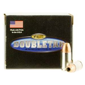 DoubleTap Ammunition Defense 9mm Luger +P 165Gr JHP Handgun Ammo - 20 Rounds