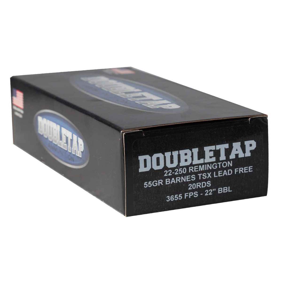 DoubleTap Longrange 22-250 Remington 55gr Barnes TSX Rifle Ammo - 20 Rounds DoubleTap Longrange 22-250 Remington 55gr Barnes TSX Rifle Ammo - 20 Rounds