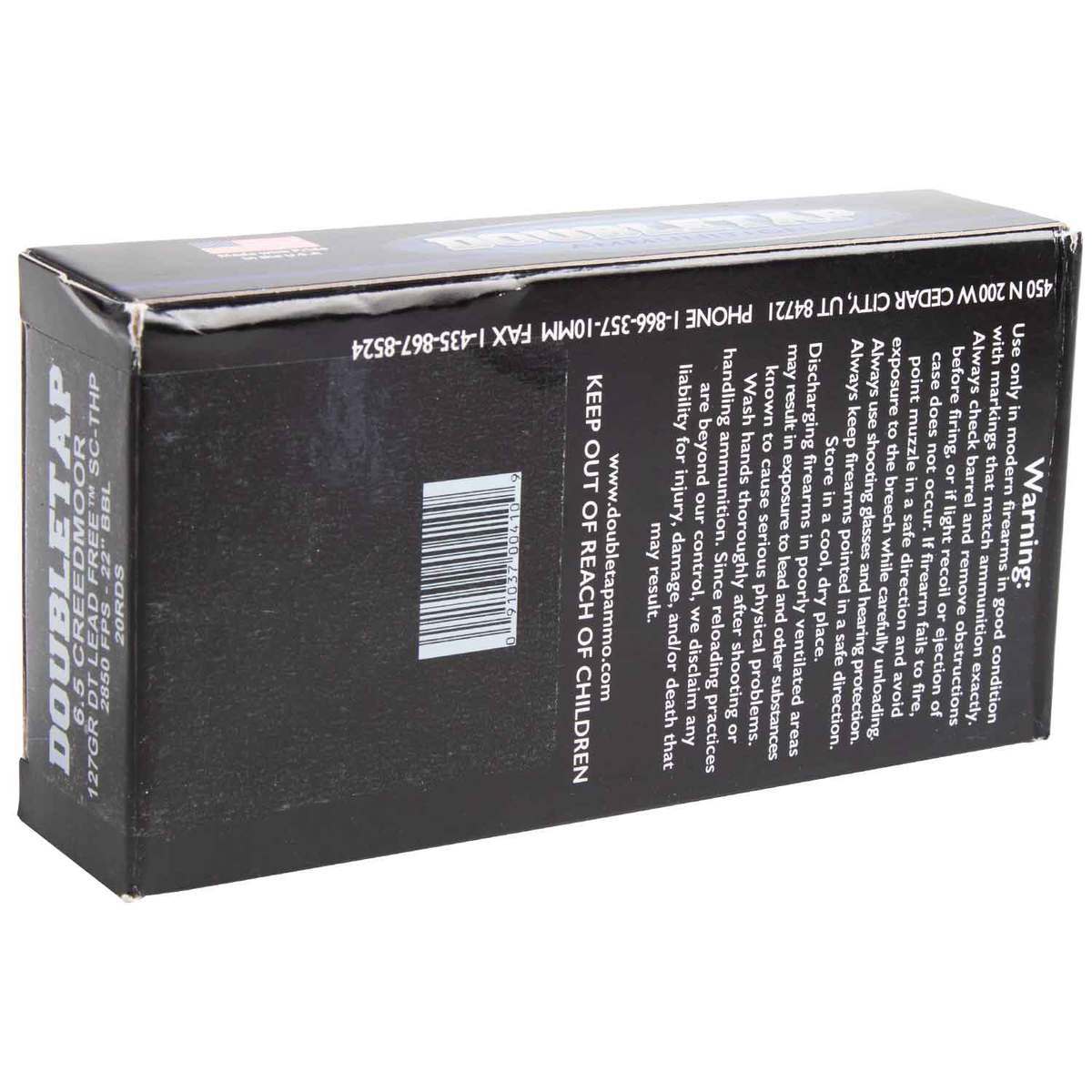 Doubletap Longrange 6.5 Creedmoor 127gr LRX Rifle Ammo - 20 Rounds Doubletap Longrange 6.5 Creedmoor 127gr LRX Rifle Ammo - 20 Rounds