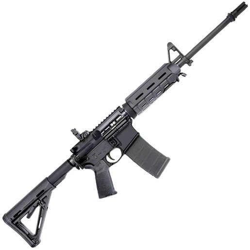 DPMS MOE Warrior Magpul 5.56mm NATO 16in Black Semi Automatic Modern Sporting Rifle - 30+1 Rounds - Black image