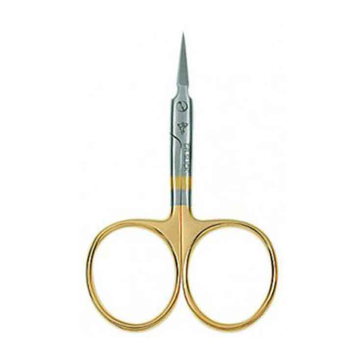 Dr. Slick Co. Curved Tip Arrow Scissors Fly Tying Tool - Gold, 3-1/2in - Gold Dr. Slick Co. Curved Tip Arrow Scissors Fly Tying Tool - Gold, 3-1/2in - Gold