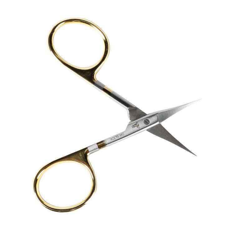 Dr. Slick Micro-Tip All Purpose Scissors Fly Tying Tool - Gold Loops, 4in - Gold Loops 4in Dr. Slick Micro-Tip All Purpose Scissors Fly Tying Tool - Gold Loops, 4in - Gold Loops 4in