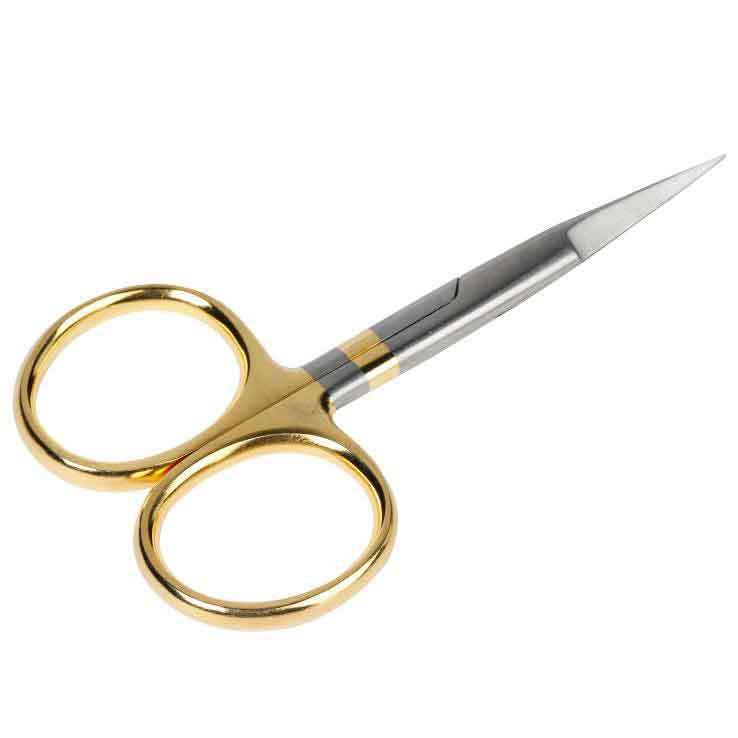 Dr. Slick All Purpose Scissors Fly Tying Tool - Gold, 4in - Gold 4in Dr. Slick All Purpose Scissors Fly Tying Tool - Gold, 4in - Gold 4in