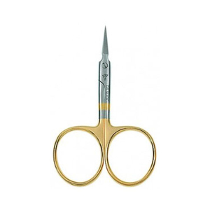 Dr. Slick Co. Straight Tip Arrow Scissors Fly Tying Tool - Gold, 3-1/2in