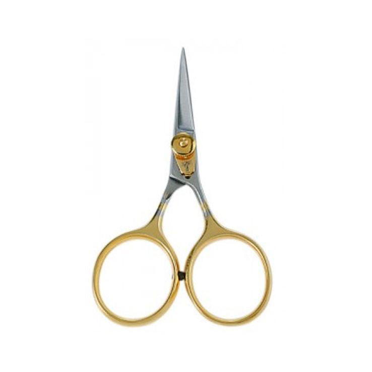 Dr. Slick Co. Razor Adjustable Scissors Fly Tying Tool - Gold, 4in - Gold Dr. Slick Co. Razor Adjustable Scissors Fly Tying Tool - Gold, 4in - Gold