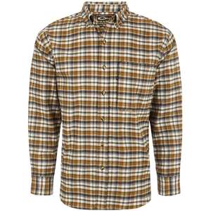 Drake Men's Autumn Brushed Twill Plaid Long Sleeve Casual Shirt
