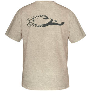 Drake Men's Duck Logo Short Sleeve Shirt - Bone - 3XL
