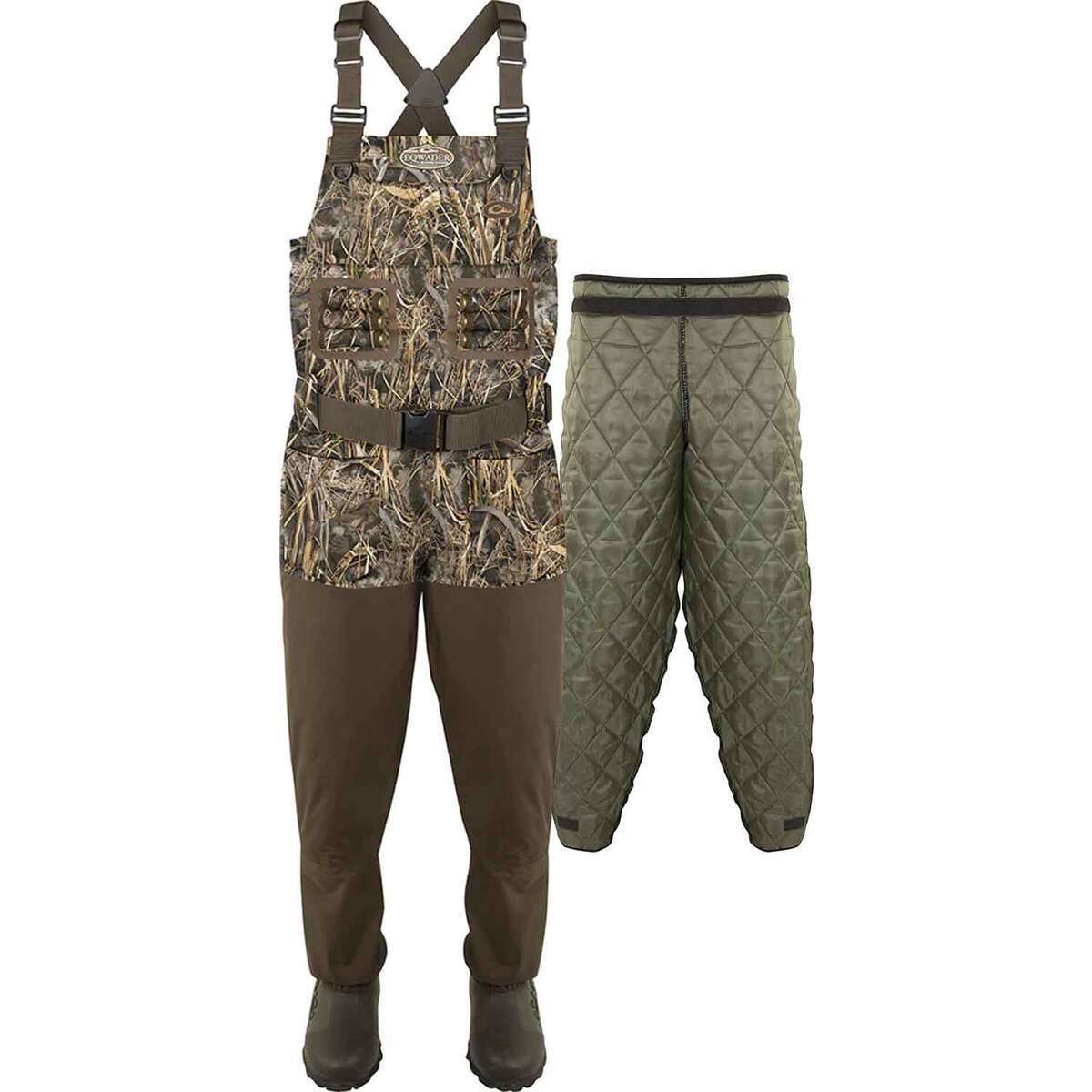 Drake Men's Eqwader 1600 Tear-Away Liner Bootfoot Hunting Wader Drake Men's Eqwader 1600 Tear-Away Liner Bootfoot Hunting Wader