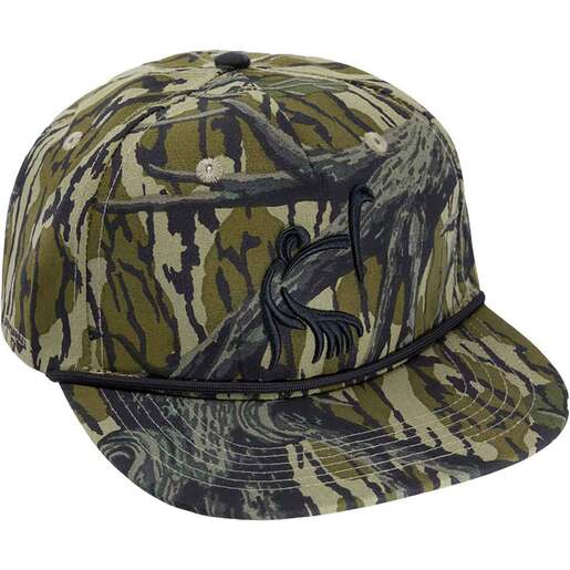 Drake Men's Mossy Oak Greenleaf Ol' Tom X Lost Goat Rope Hunting Cap - Mossy Oak Greenleaf One Size Fits Most