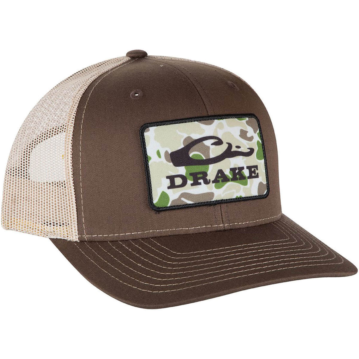 Drake Men's Old School Patch Hat - Brown - Brown One Size Fits Most Drake Men's Old School Patch Hat - Brown - Brown One Size Fits Most