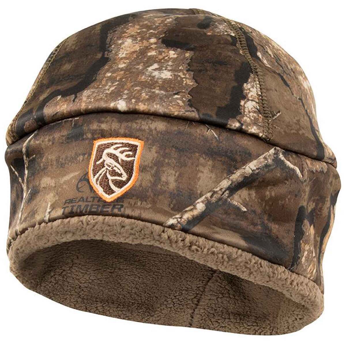 Drake Realtree Timber Silencer Sherpa Beanie - One Size Fits Most - Realtree Timber One Size Fits Most Drake Realtree Timber Silencer Sherpa Beanie - One Size Fits Most - Realtree Timber One Size Fits Most