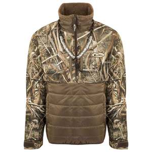 Drake Waterfowl Men's Realtree Max 5 LST Guardian Flex Double Down Eqwader Hunting Jacket