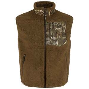 Drake Men's Max-7 MST Sherpa Fleece Hybrid Linier Hunting Vest