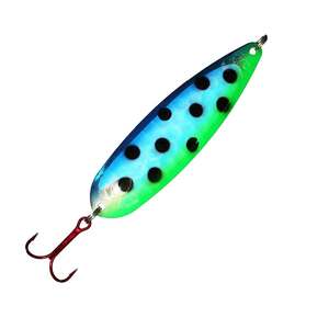 Dreamweaver Magnum Trolling Spoon - Blue/Green Spotted Dolphin, 4-3/4in