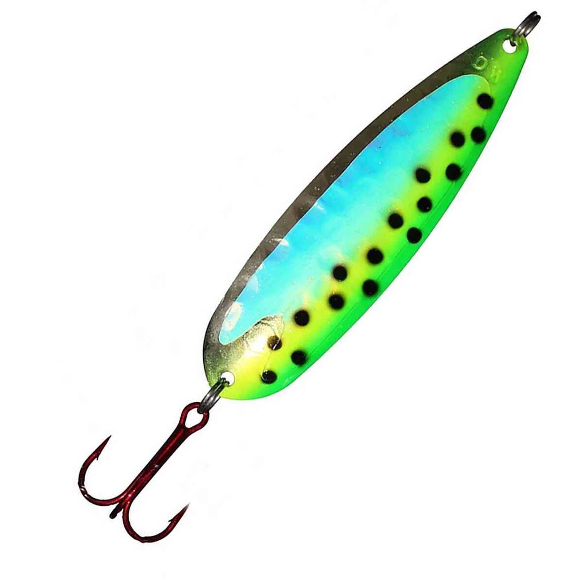 Dreamweaver Magnum Trolling Spoon - Green Leopard Double UV, 4-3/4in - Green Leopard Double UV Dreamweaver Magnum Trolling Spoon - Green Leopard Double UV, 4-3/4in - Green Leopard Double UV