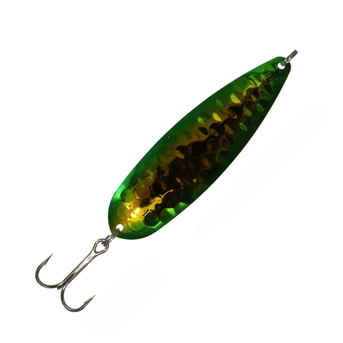 Dreamweaver Magnum Trolling Spoon - Monkey Puke, 4-3/4in - Monkey Puke Dreamweaver Magnum Trolling Spoon - Monkey Puke, 4-3/4in - Monkey Puke
