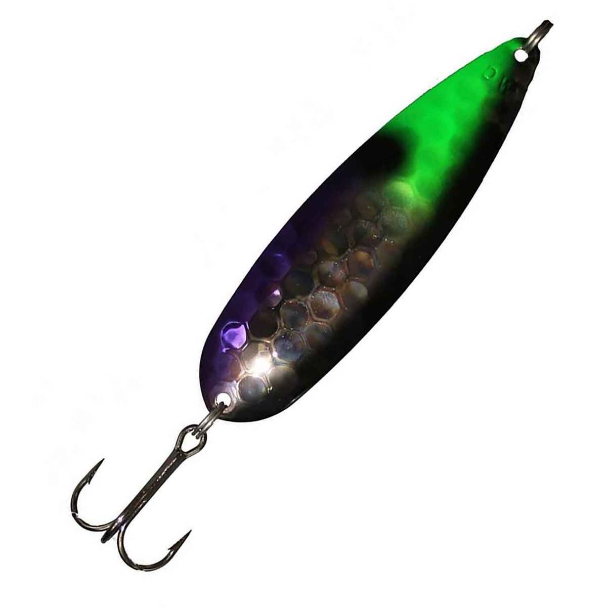 Dreamweaver Magnum Trolling Spoon - Purple Clown, 4-3/4in - Purple Clown Dreamweaver Magnum Trolling Spoon - Purple Clown, 4-3/4in - Purple Clown