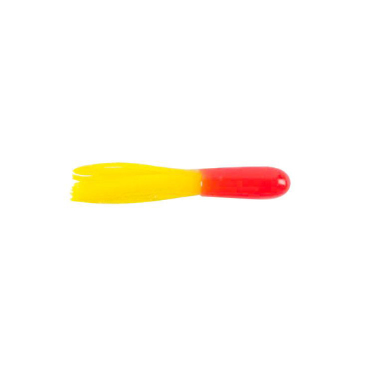 Dry Creek Bait Solar Powered Tournament Tube – Sun Spot Red with Yellow Skirt