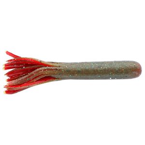 Dry Creek Custom Baits Double-Dip River Tubes Tube Bait - Changeable Red, 3-1/2in