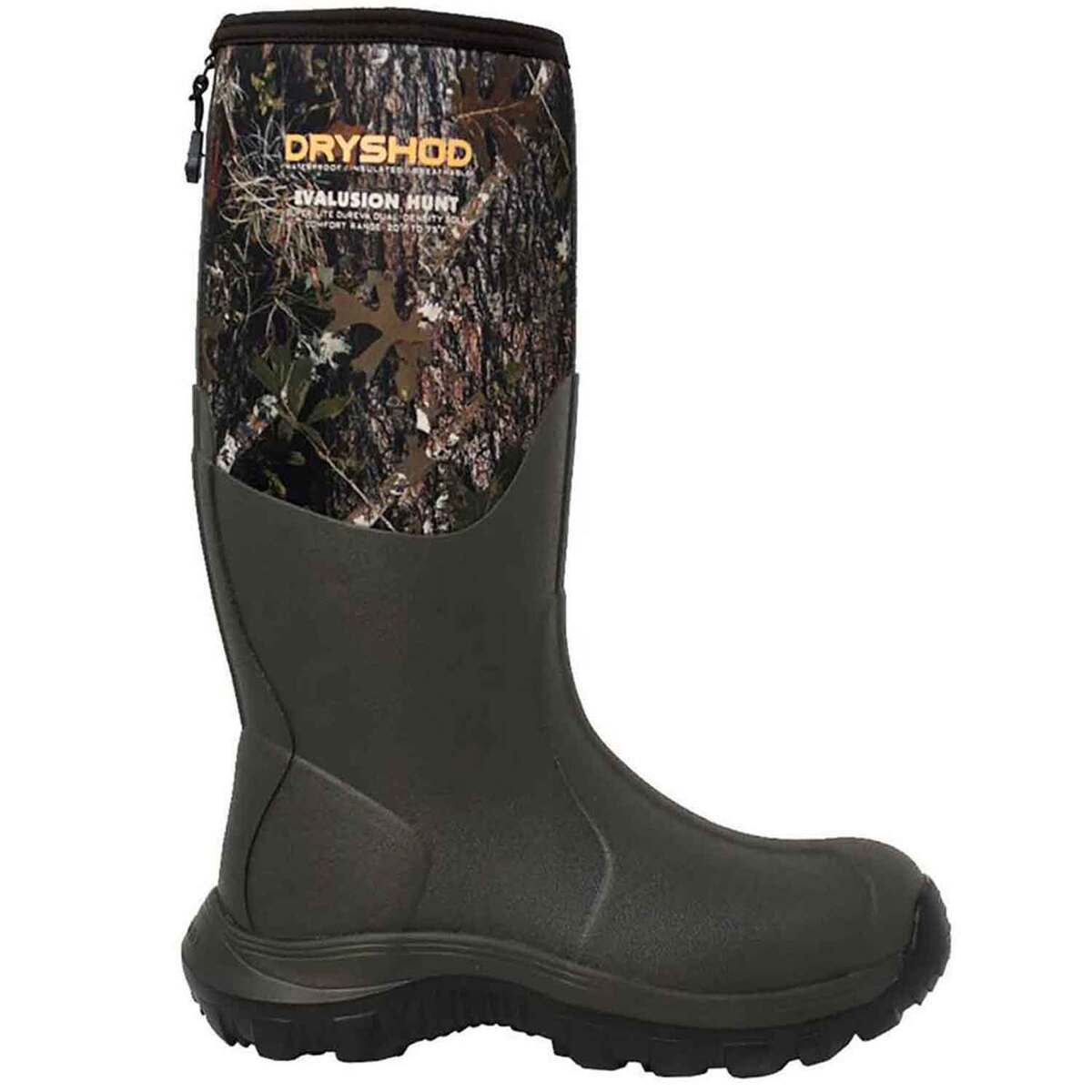 Dryshod Men's Evalusion Hunt 5mm Densoprene Insulated Waterproof ...