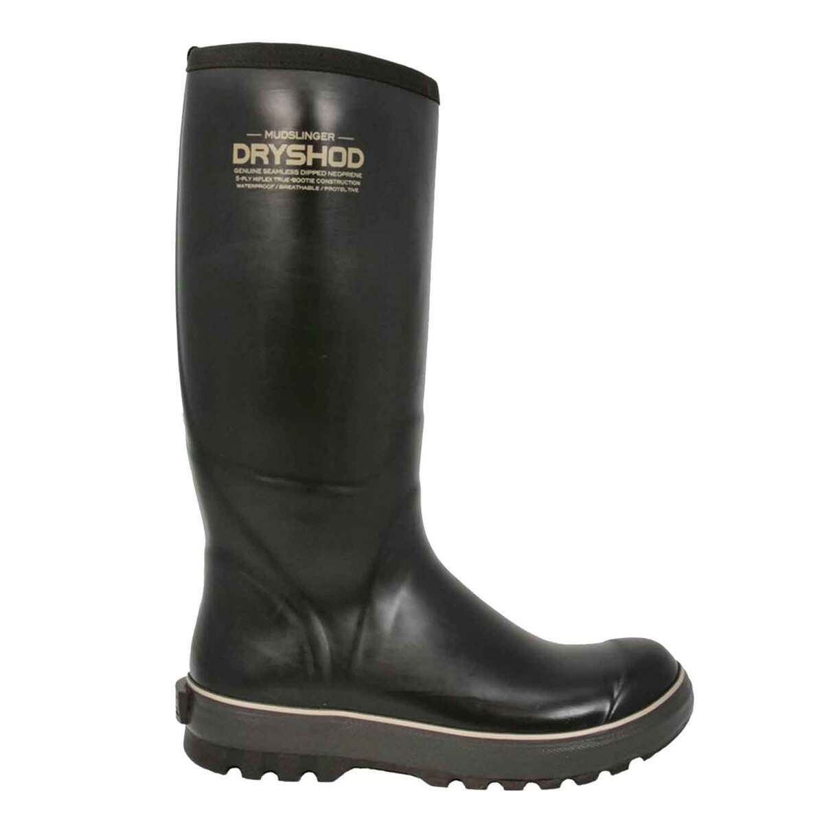 Dryshod Men's Mudslinger Premium Rubber Farm High Pull On Boots Dryshod Men's Mudslinger Premium Rubber Farm High Pull On Boots