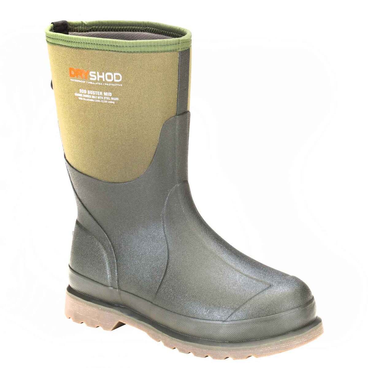 Dryshod Men's Sod Buster Waterproof Mid Top Pull On Boots Dryshod Men's Sod Buster Waterproof Mid Top Pull On Boots
