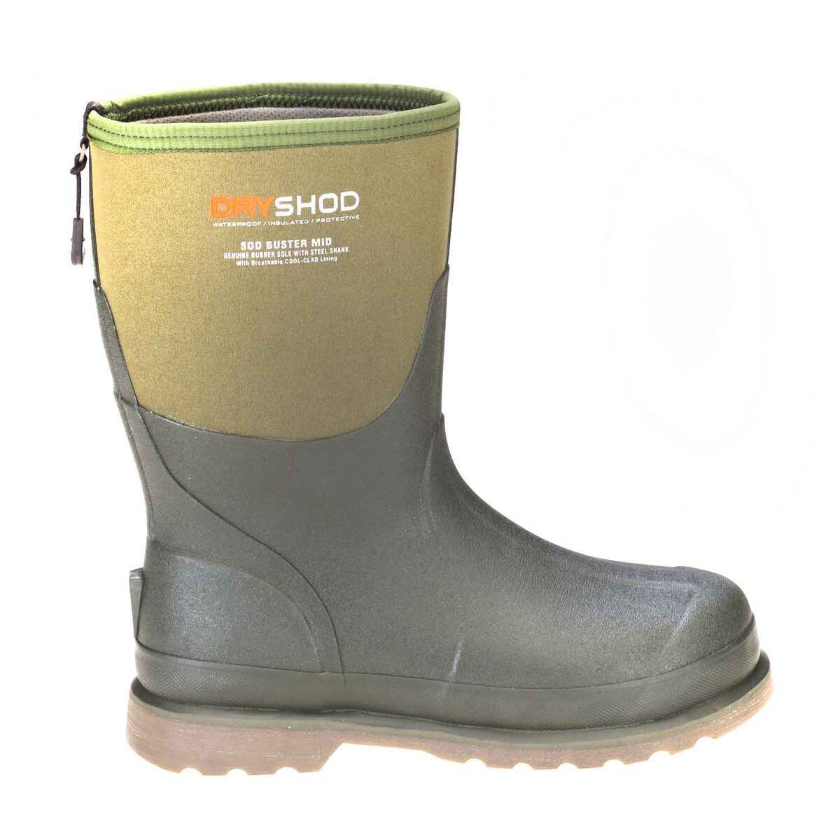 Dryshod Men's Sod Buster Waterproof Mid Top Pull On Boots Dryshod Men's Sod Buster Waterproof Mid Top Pull On Boots