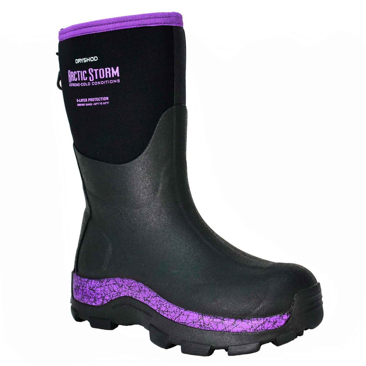 Dryshod Women's Arctic Storm Waterproof Mid Top Pull On Boots Dryshod Women's Arctic Storm Waterproof Mid Top Pull On Boots