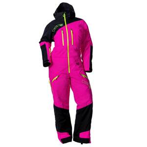 DSG Outerwear Women's Drop Seat Snowsuit - Black/Hot Pink - XS