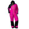 DSG Outerwear Women's Drop Seat Snowsuit - Black/Hot Pink - XS - Black/Hot Pink XS