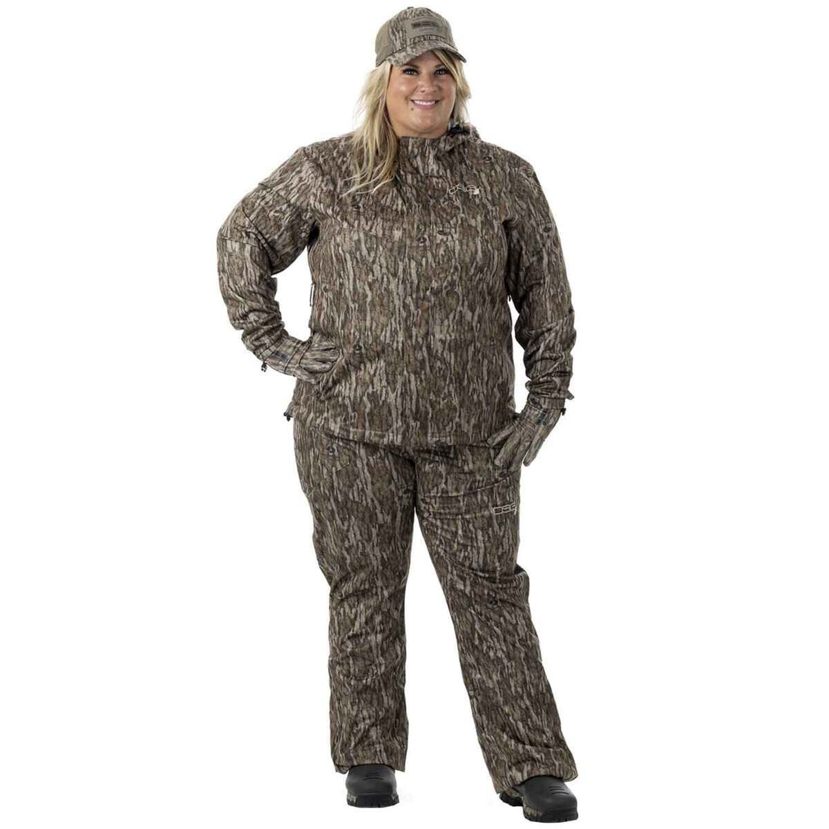 DSG Outerwear Women's Mossy Oak Bottomland Nova Hunting Rain Jacket DSG Outerwear Women's Mossy Oak Bottomland Nova Hunting Rain Jacket