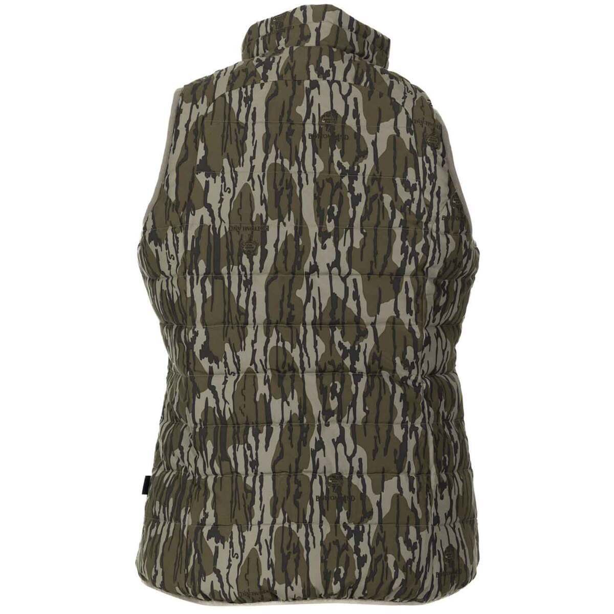 DSG Outerwear Women's Mossy Oak Bottomland Original Reversible Puffer Hunting Vest DSG Outerwear Women's Mossy Oak Bottomland Original Reversible Puffer Hunting Vest
