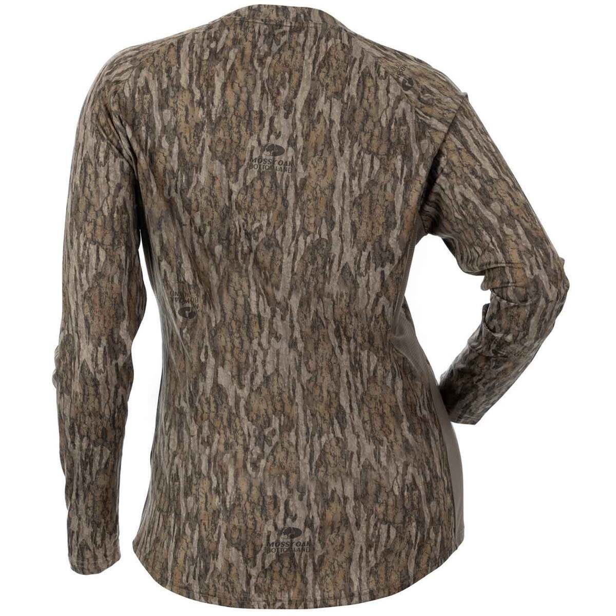DSG Outerwear Women's Mossy Oak Bottomland Ultra Lightweight Long Sleeve Hunting Shirt DSG Outerwear Women's Mossy Oak Bottomland Ultra Lightweight Long Sleeve Hunting Shirt