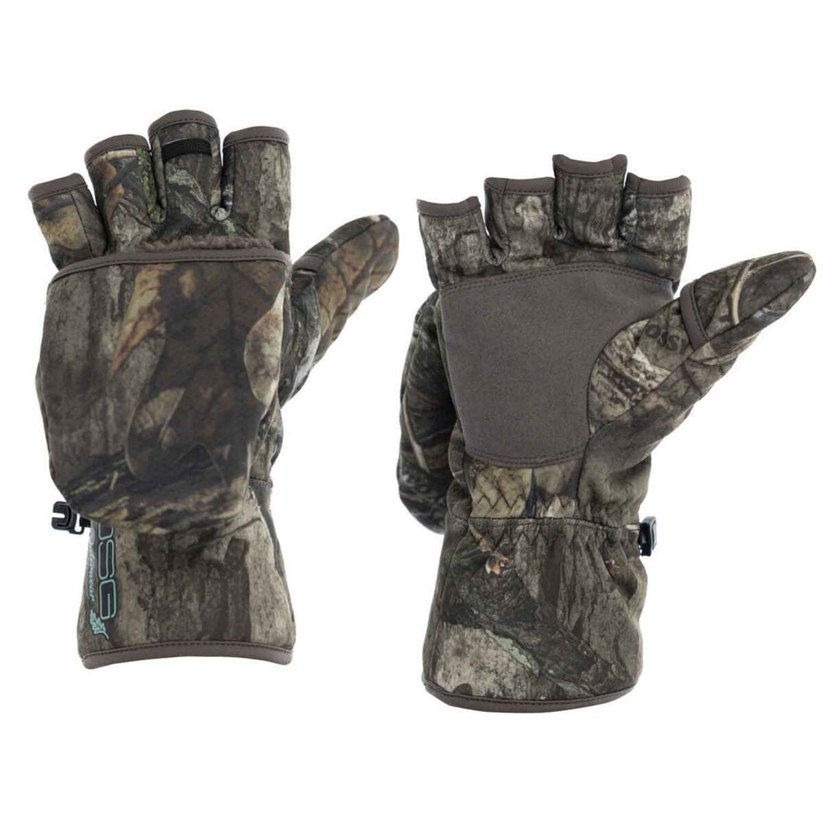 DSG Outerwear Women's Mossy Oak Country DNA Sherpa Flip Top Hunting Mitt DSG Outerwear Women's Mossy Oak Country DNA Sherpa Flip Top Hunting Mitt