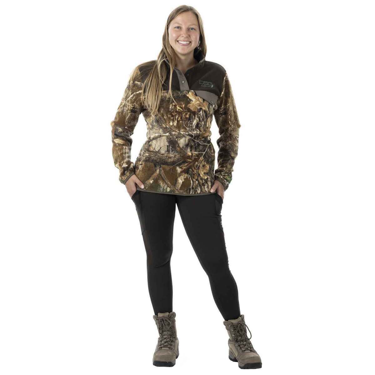 DSG Outerwear Women's Realtree Edge Gianna 2.0 Long Sleeve Hunting Shirt DSG Outerwear Women's Realtree Edge Gianna 2.0 Long Sleeve Hunting Shirt