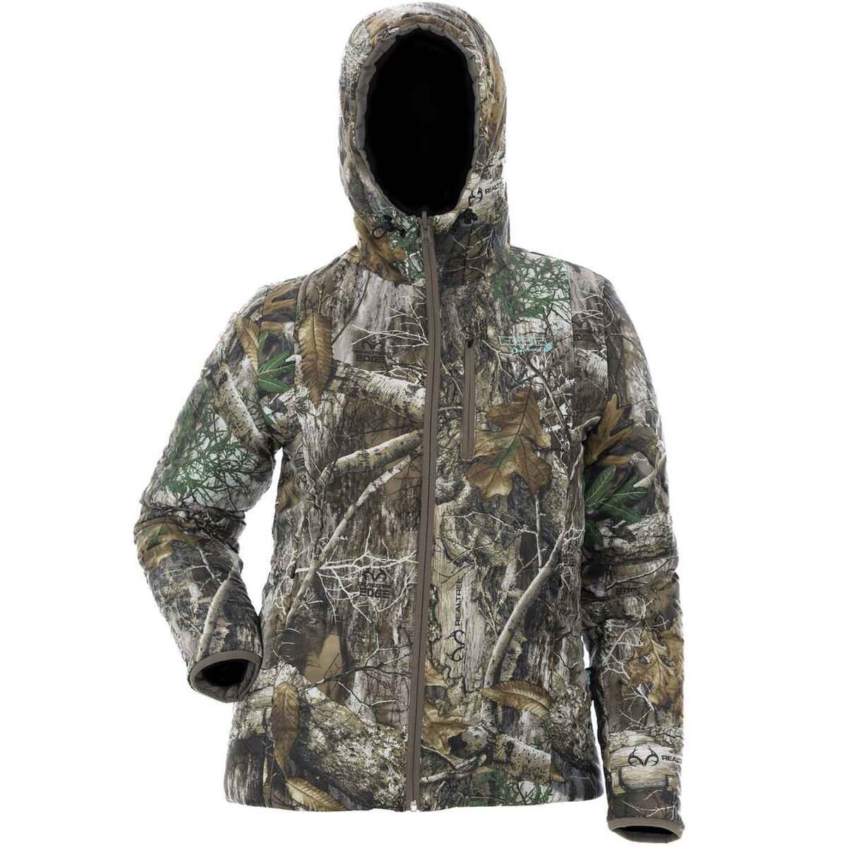 DSG Outerwear Women's Realtree Edge Reversible Puffer Hunting Jacket ...