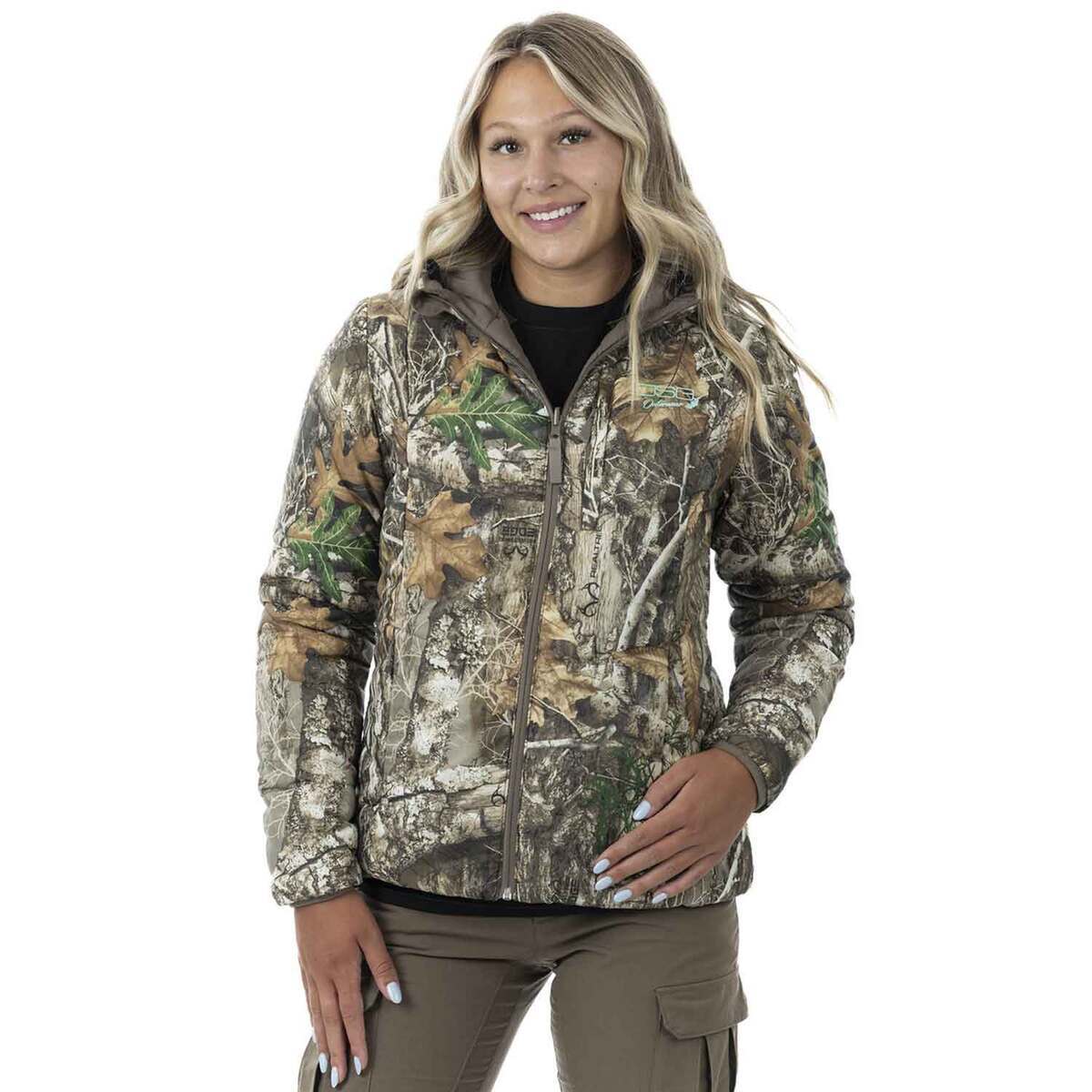 DSG Outerwear Women's Realtree Edge Reversible Puffer Hunting Jacket DSG Outerwear Women's Realtree Edge Reversible Puffer Hunting Jacket