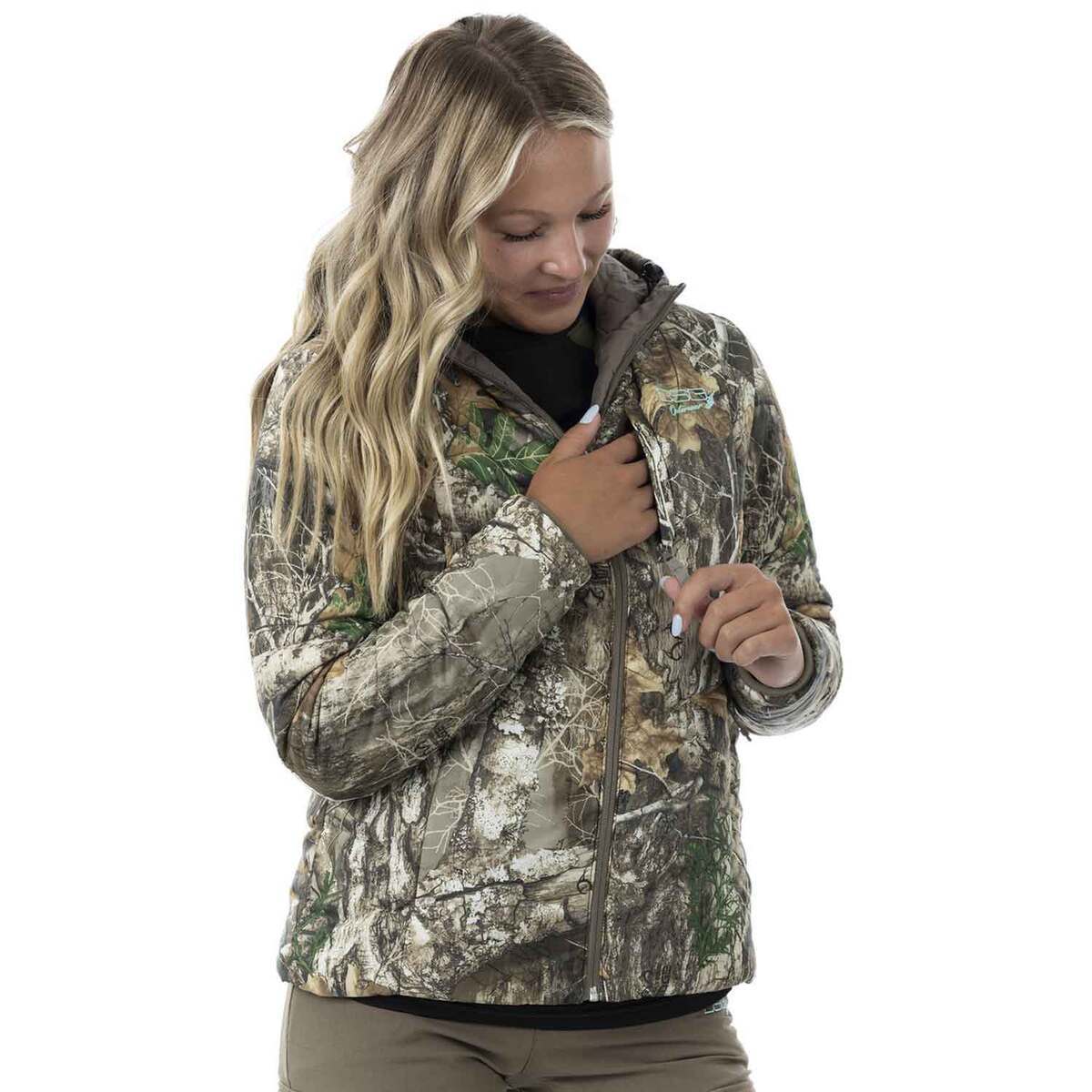 DSG Outerwear Women's Realtree Edge Reversible Puffer Hunting Jacket DSG Outerwear Women's Realtree Edge Reversible Puffer Hunting Jacket