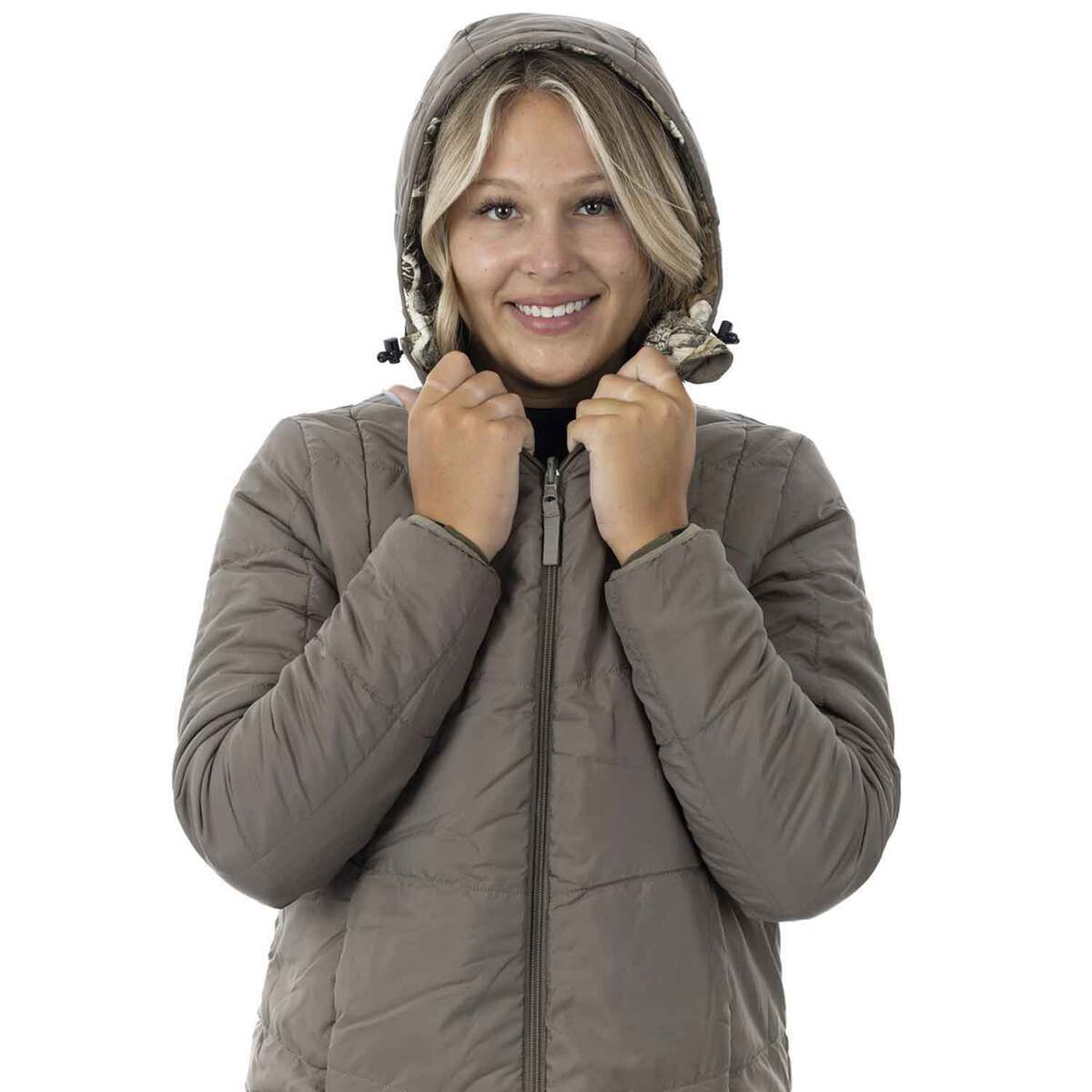 DSG Outerwear Women's Realtree Edge Reversible Puffer Hunting Jacket DSG Outerwear Women's Realtree Edge Reversible Puffer Hunting Jacket