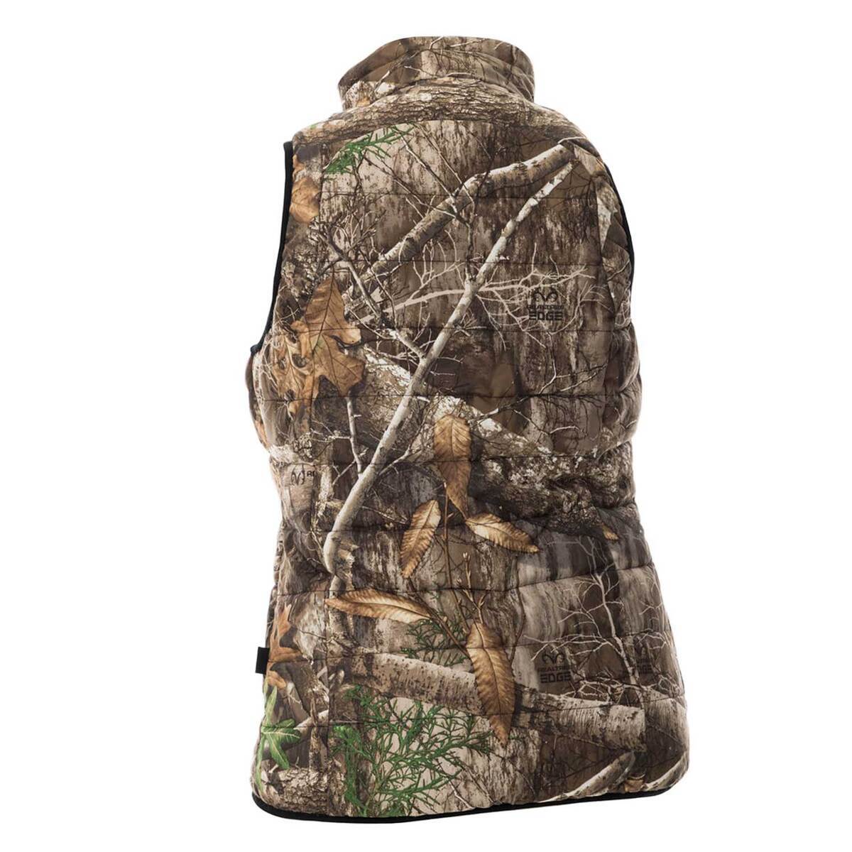 DSG Outerwear Women's Realtree Edge Reversible Puffer Hunting Vest DSG Outerwear Women's Realtree Edge Reversible Puffer Hunting Vest
