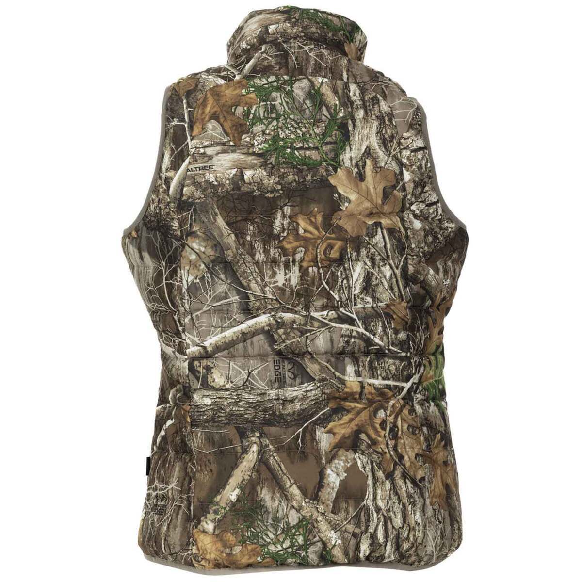 DSG Outerwear Women's Realtree Edge Reversible Puffer Hunting Vest DSG Outerwear Women's Realtree Edge Reversible Puffer Hunting Vest