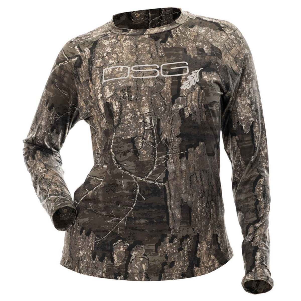DSG Outerwear Women's Realtree Timber Camo Tech Hunting Shirt ...