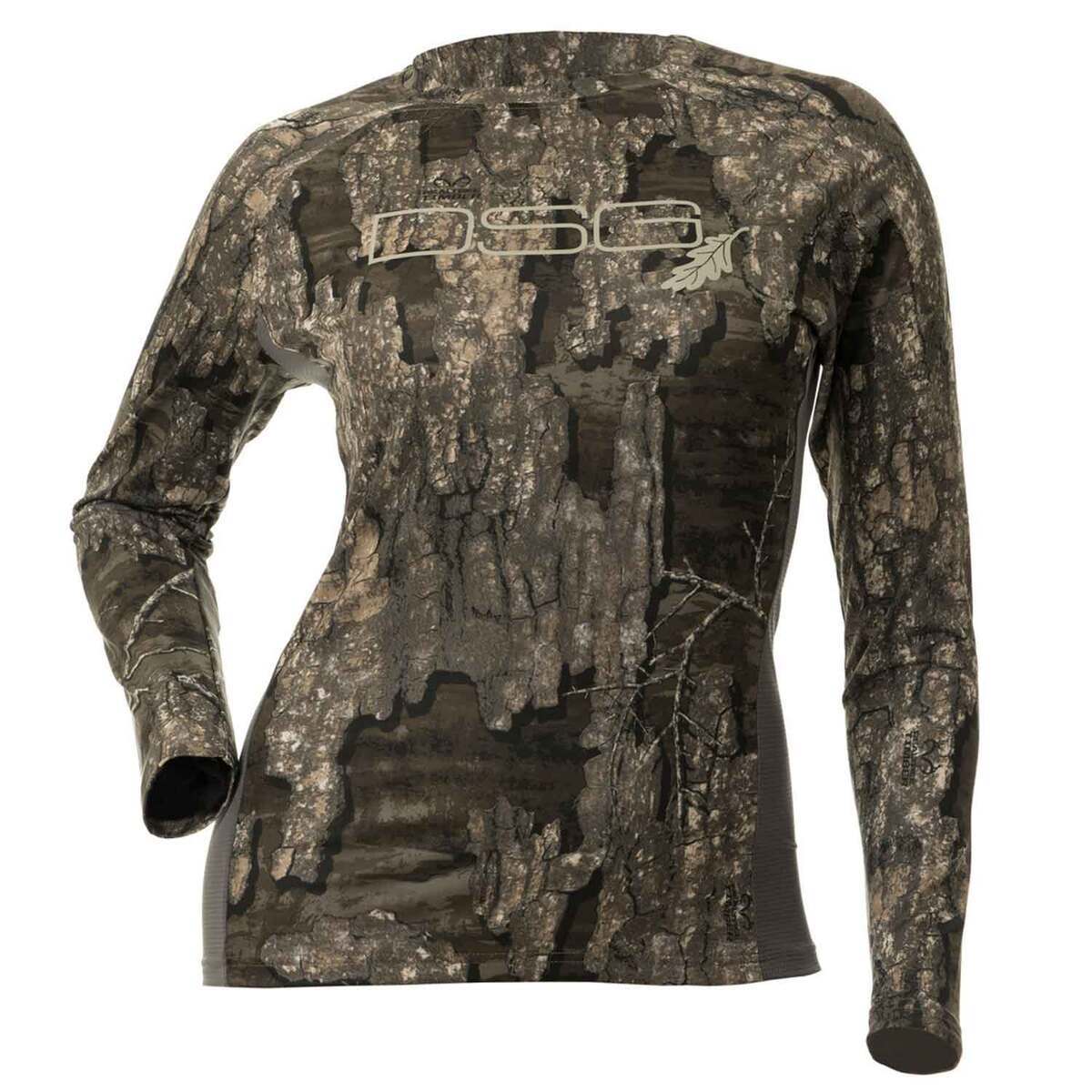 DSG Outerwear Women's Realtree Timber Ultra Lightweight Long Sleeve Hunting Shirt DSG Outerwear Women's Realtree Timber Ultra Lightweight Long Sleeve Hunting Shirt