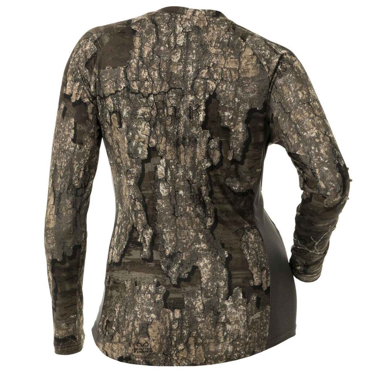 DSG Outerwear Women's Realtree Timber Ultra Lightweight Long Sleeve Hunting Shirt DSG Outerwear Women's Realtree Timber Ultra Lightweight Long Sleeve Hunting Shirt
