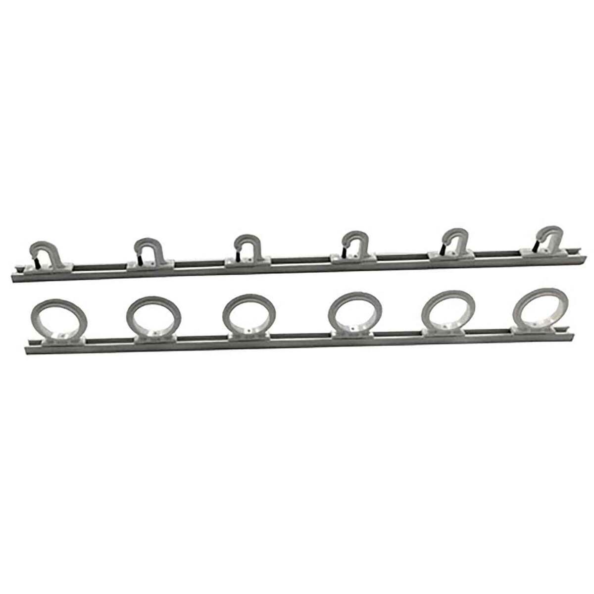 Dubro Fishing Trac-A-Rod Silver Fishing Rod Rack Dubro Fishing Trac-A-Rod Silver Fishing Rod Rack