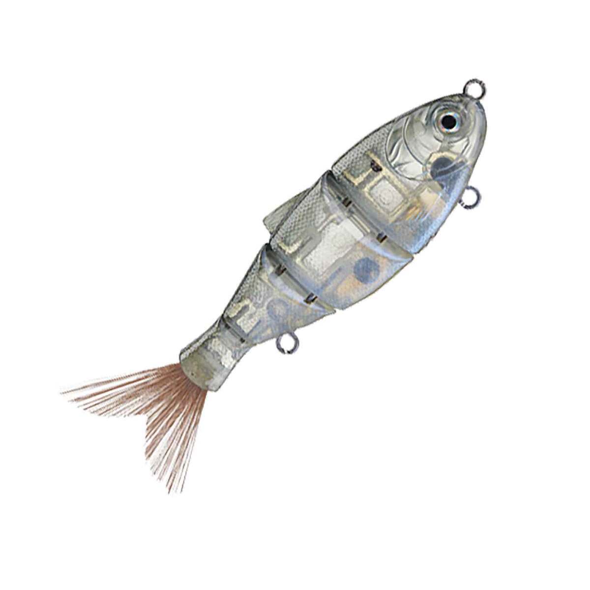 Duckett Fishing BD Shad Hard Swimbait - Ghost Green Shad, 6in, 2-1/4oz ...