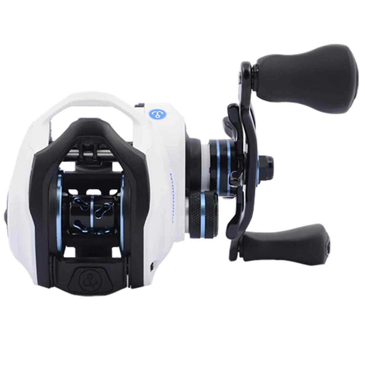Duckett Fishing Jacob Wheeler Series 100 Casting Reel - Size 100, Right Retrieve - White/Black 100 Duckett Fishing Jacob Wheeler Series 100 Casting Reel - Size 100, Right Retrieve - White/Black 100