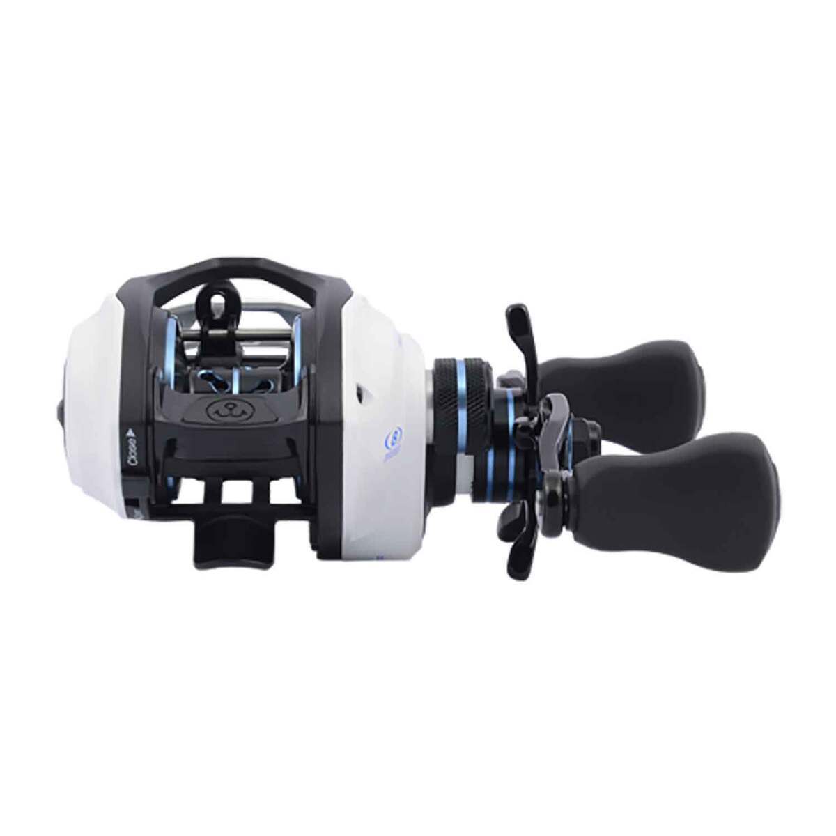 Duckett Fishing Jacob Wheeler Series 100 Casting Reel - Size 100, Right Retrieve - White/Black 100 Duckett Fishing Jacob Wheeler Series 100 Casting Reel - Size 100, Right Retrieve - White/Black 100